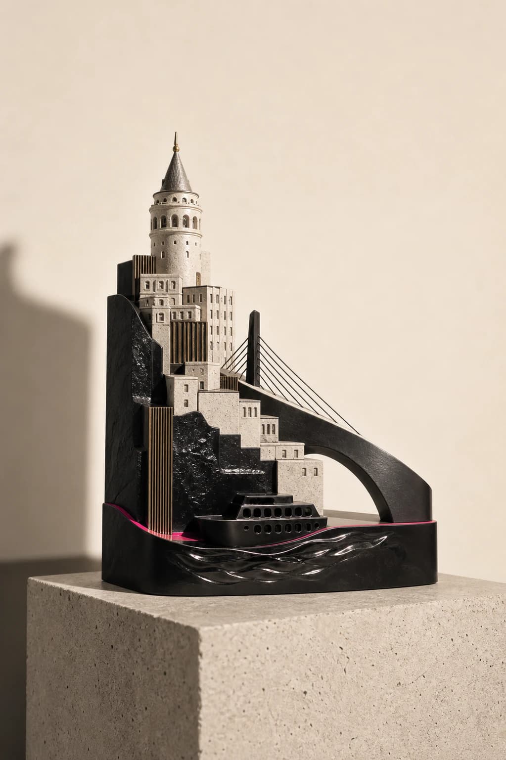 Istanbul Crossing architectural miniature